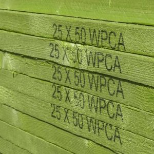 38mm x 50mm Green Treated Timber