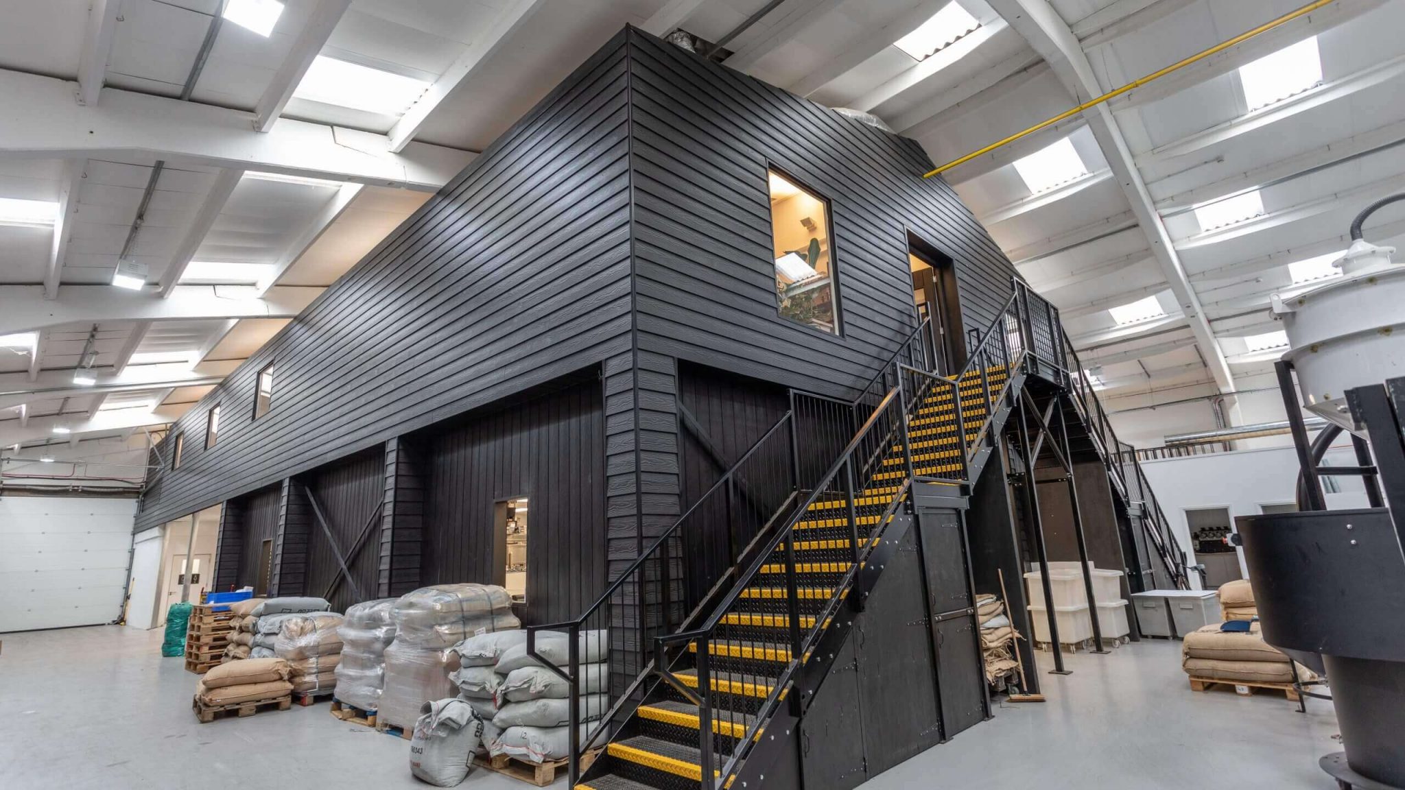 Cedral Click and Lap are combined to create Square Mile Coffee Roasters North London warehouse